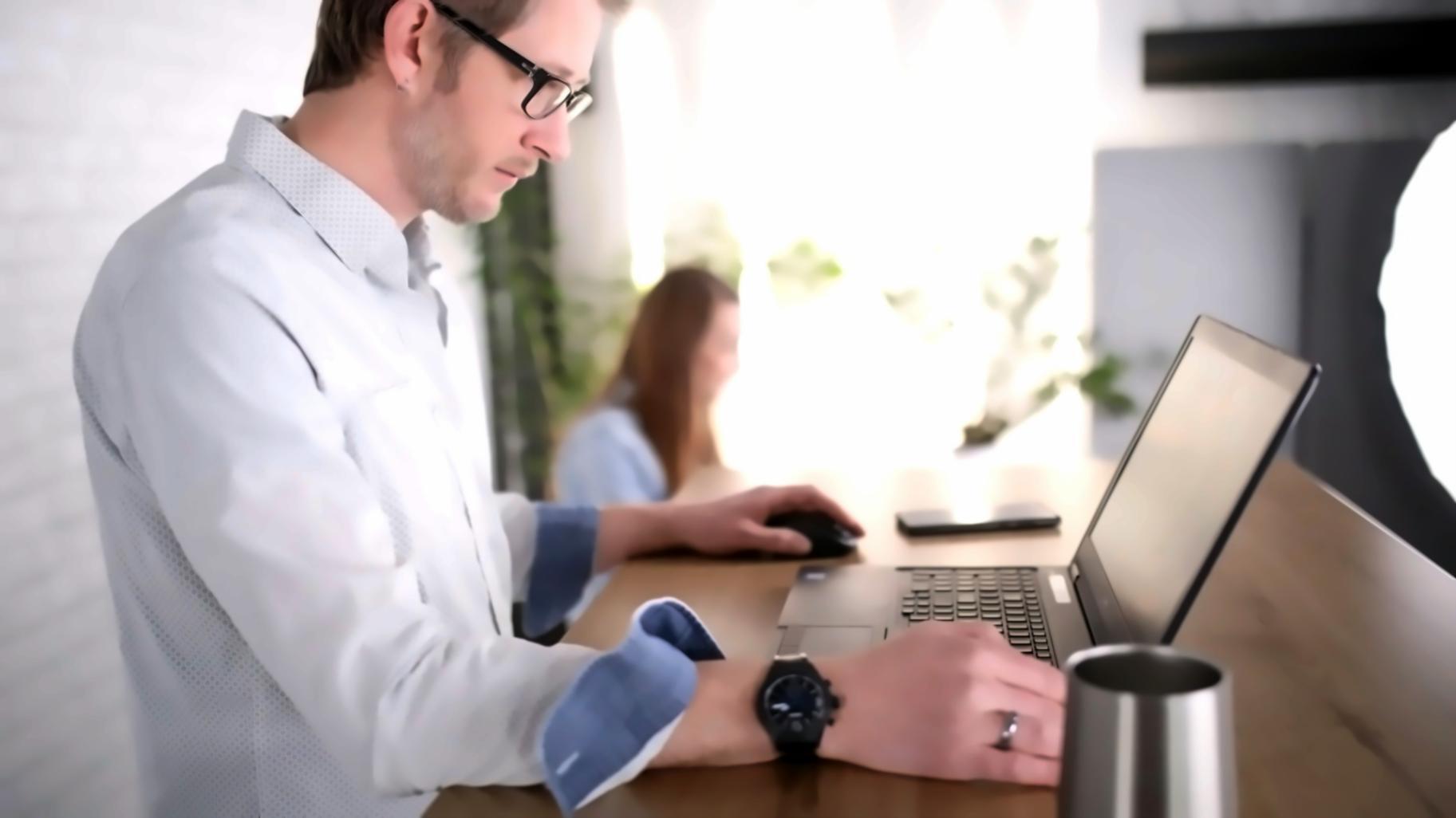 Professional budget analysis workspace